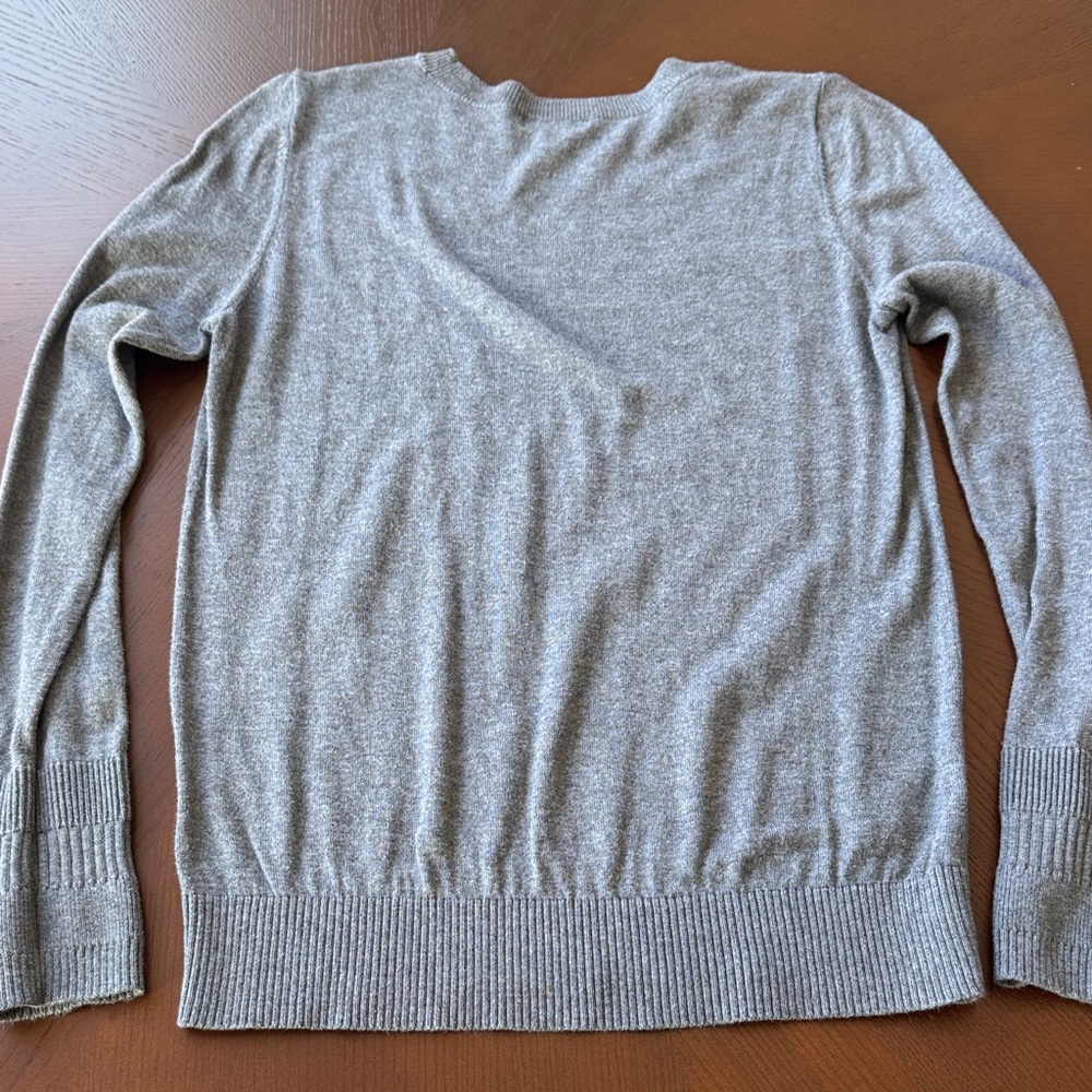 Halogen Light Gray Knit Pullover - image 3